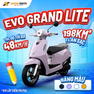 Xe máy điên Evo Grand Lite