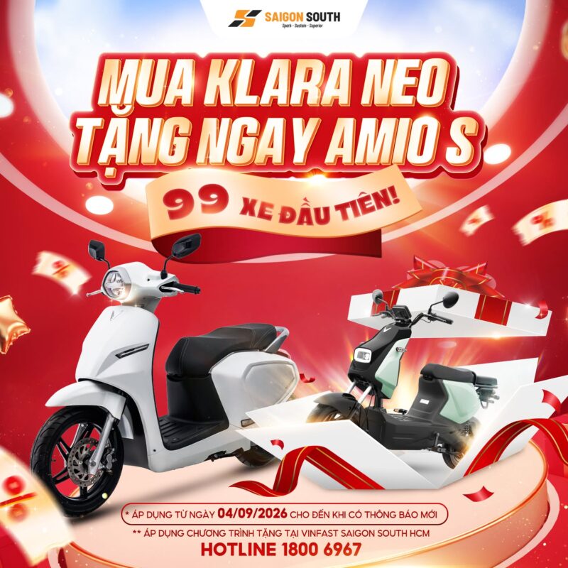 Mua Klara Neo được tặng ngay Amio S